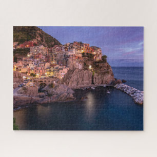 Quebra-cabeça Manarola Itália Casas de Falésias