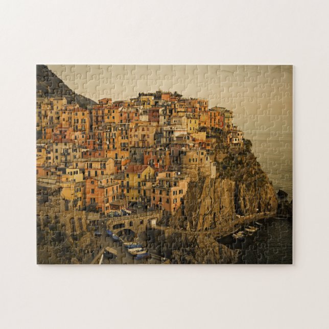 Quebra-cabeça Manarola, Itália - Cinque Terre - 11x14 - 252 pcs (Horizontal)
