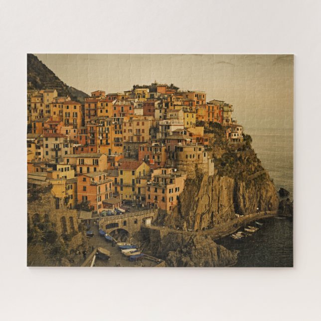 Quebra-cabeça Manarola, Itália - Cinque Terre - 16x20 - 520 pcs (Horizontal)