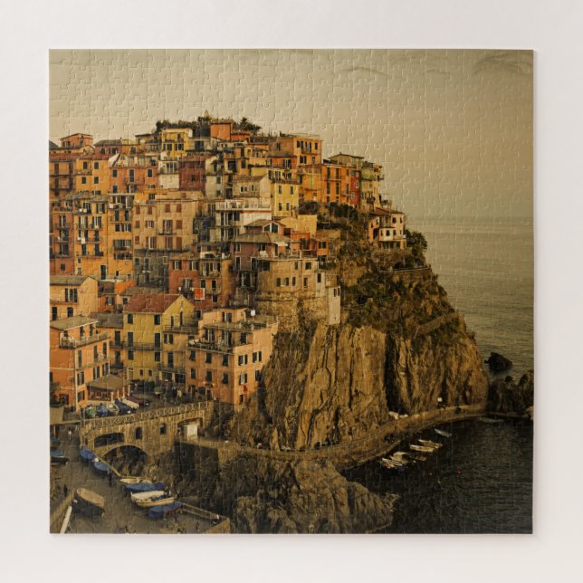 Quebra-cabeça Manarola, Itália - Cinque Terre - 20x20 - 676 pcs (Vertical)