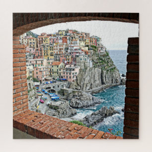 Quebra-cabeça Manarola, Itália - Janela View - 676 pcs.