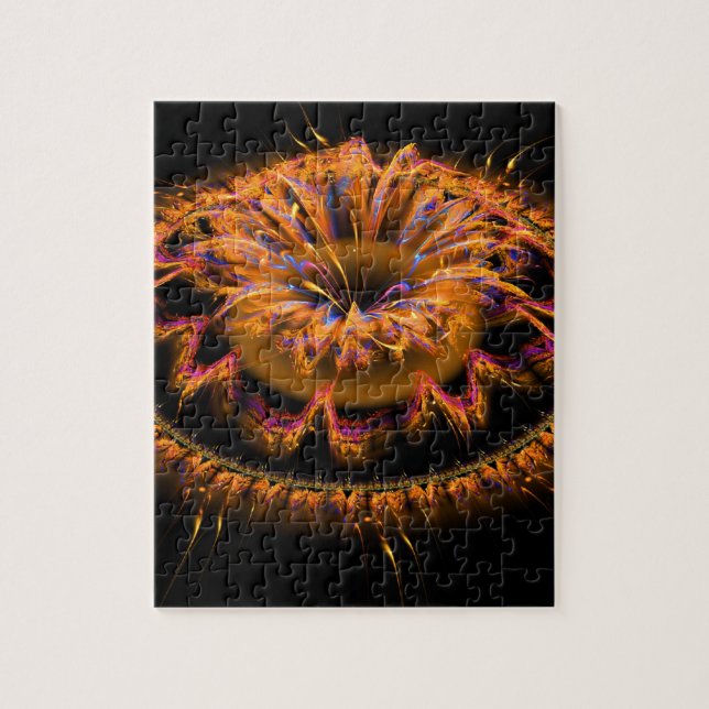 Quebra-cabeça mandala de 3d Chakra (Vertical)