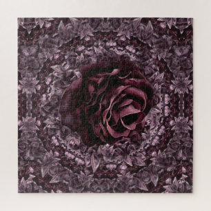 Quebra-cabeça Mandala de Rosa