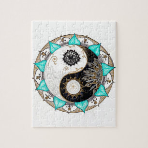 Quebra-cabeça Mandala de Yin Yang