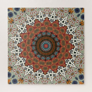 Quebra-cabeça Mandala Decorativo 
