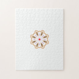 Quebra-cabeça Mandala Flower Art Impressão | Boho Decor