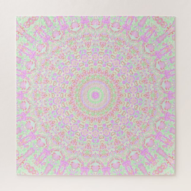 Quebra-cabeça Mandala Hippie   (Vertical)
