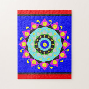 Quebra-cabeça Mandala:Quebra-cabeça decorativo