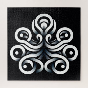 Quebra-cabeça Mandalas Geométricos Sagrados Zen Mínimos Abstrato
