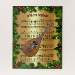 Quebra-cabeça Mandolin ~ "Queremos Um Feliz Natal" ~