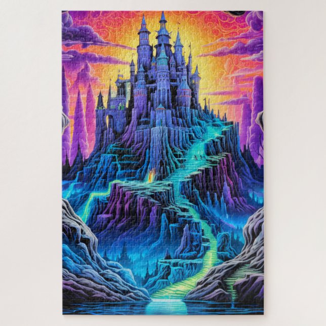 Quebra-cabeça Maneira Assombrada | Feliz Dia das Bruxas (Vertical)