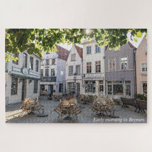 Quebra-cabeça Manhã cedo em Bremen (Horizontal)