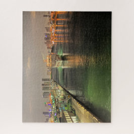 Quebra-cabeça Manhã cedo no Porto de Miami, Flórida