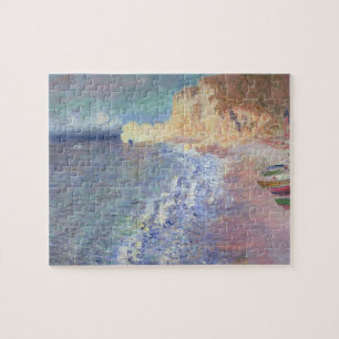 Quebra-cabeça Manhã de Claude Monet em Etretat