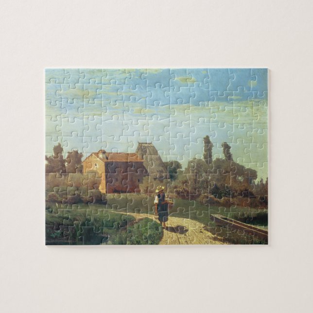 Quebra-cabeça Manhã de maio (óleo em canvas) (Horizontal)