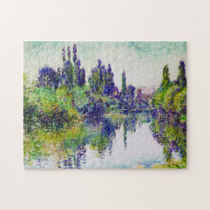 Quebra-cabeça Manhã no Seine, perto de Vetheuil Claude Monet