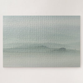 Quebra-cabeça Manhã Pastel em Toscânia nevoenta