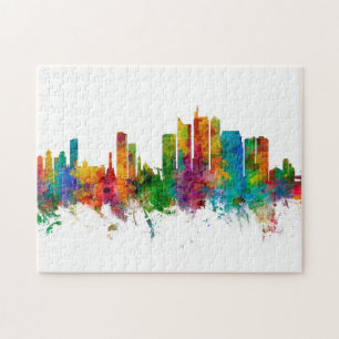 Quebra-cabeça Manila Filipinas Skyline