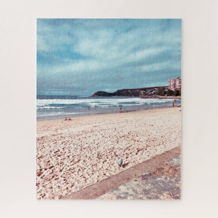 Quebra-cabeça Manly Beach retro Austrália viagem