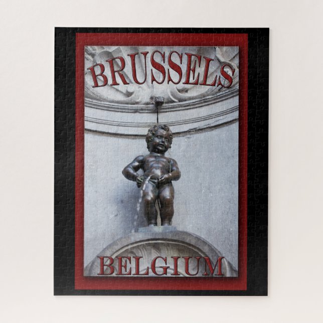 Quebra-cabeça Mannekin Pis em Bruxelas (Vertical)