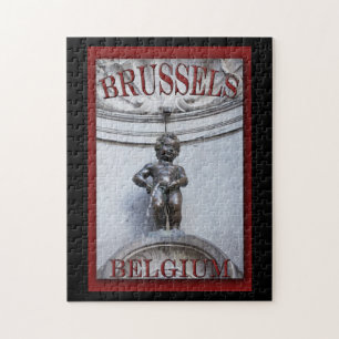 Quebra-cabeça Mannekin Pis em Bruxelas