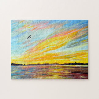 Quebra-cabeça Manning Ferry View Painting