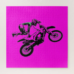 Quebra-cabeça Mantendo em ação - Freestyle Motocross Stunt