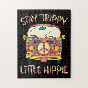 Quebra-cabeça Mantenha Trippy Pequeno Hippie Vintage Sinal de Pa