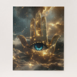 QUEBRA-CABEÇA MÃO DE FÁTIMA – MÃO DE HAMSA – ZEN BUDISMO