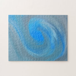 Quebra-cabeça Mão de Gradiente do Pincel Abstrato de Onda