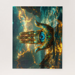 QUEBRA-CABEÇA MÃO DE HAMSA – MÃO DE FÁTIMA – ZEN BUDISMO