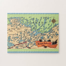 Quebra-cabeça Map Mug de Lagos Minnesota