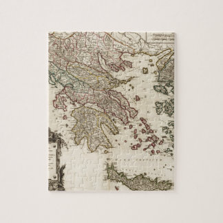 Quebra-cabeça Mapa 1752 da piscina antiga