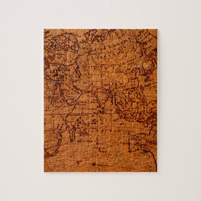 Quebra-cabeça Mapa Antecipado Histórico do Hemisfério Leste (Vertical)