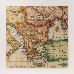 Quebra-cabeça Mapa antigo antigo inspirado (2)