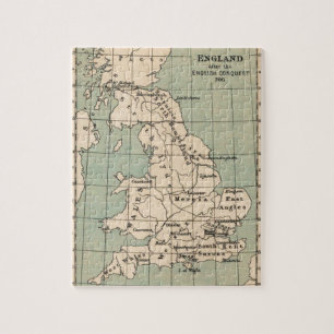 Quebra-cabeça Mapa antigo da Inglaterra