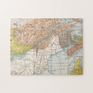 QUEBRA-CABEÇA MAPA: CANADÁ ORIENTAL