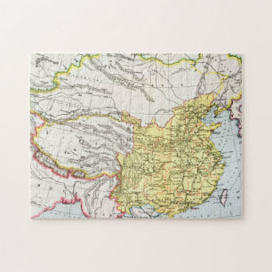 QUEBRA-CABEÇA MAPA: CHINA, 1910