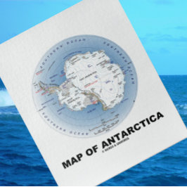 Quebra-cabeça Mapa Da Antártica (Geografia)