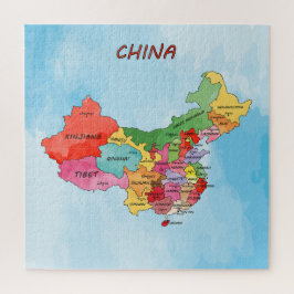 Quebra-cabeça Mapa da China