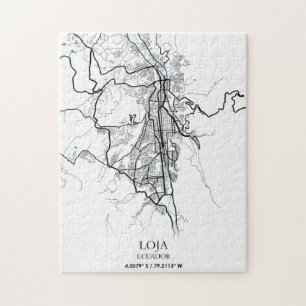 Quebra-cabeça Mapa da Cidade do Mundo de Viagem da América do Su