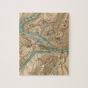 Quebra-cabeça Mapa da guerra civil da balsa dos harpistas do
