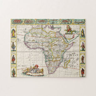 Quebra-cabeça Mapa da nova África de África