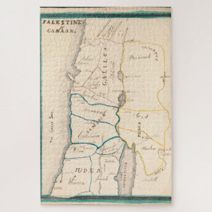 Quebra-cabeça Mapa da Palestina ou do Canadá