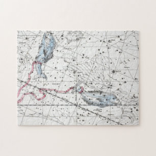 Quebra-cabeça Mapa da placa XXII das constelações
