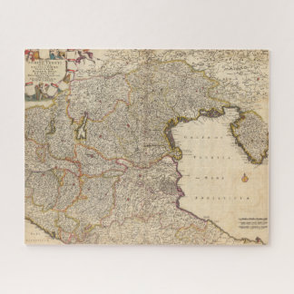 Quebra-cabeça Mapa da Região de Veneza, Itália