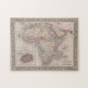 Quebra-cabeça Mapa de África com St Helena