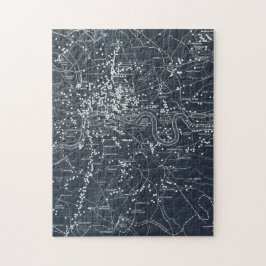 Quebra-cabeça Mapa de bombas de Zeppelin e aviões em Londres