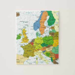 Quebra-cabeça Mapa de Europa