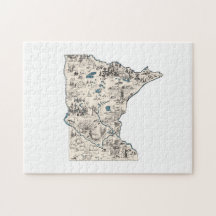 Mapa de Imagens do Minnesotan em Minnesota